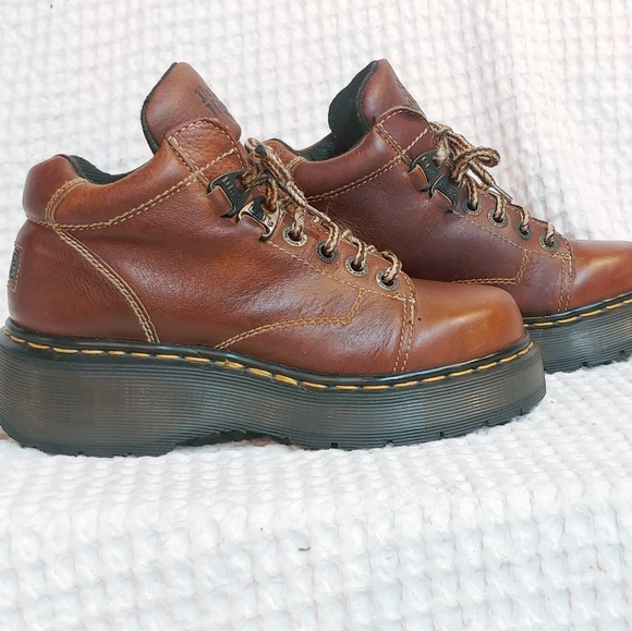 Dr. Martens Shoes - Doc Marten's Brown Leather Ankle Boots